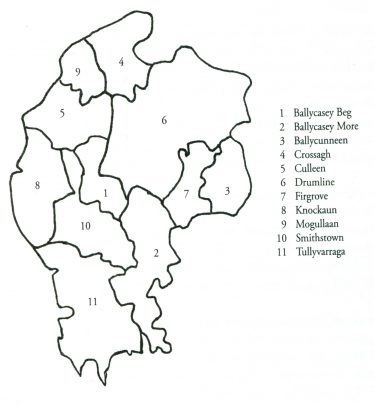 Map of the ancient Parish of Drumline | John O'Brien