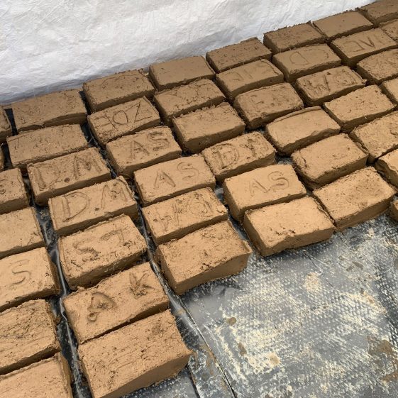 Cob Bricks made by the transition year students of St Patrick's Comprehensive School, Shannon | JohnO'Brien