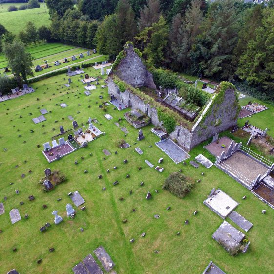Drone photograph of Bunratty Graveyard from the south east.  | John O'Brien